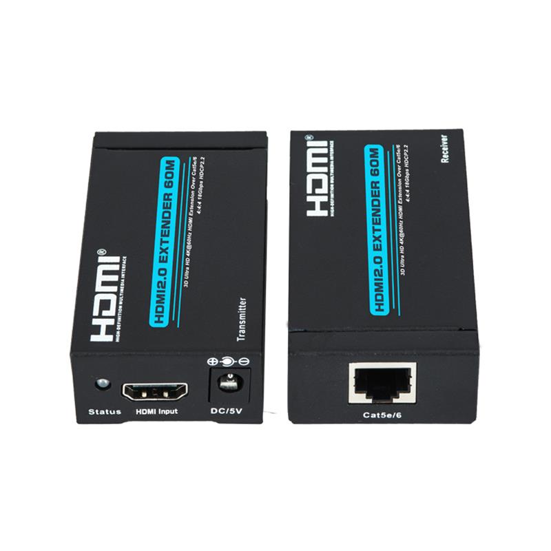Nový produkt V 2.0 HDMI prodlužovač 60m přes single cat5e \/ 6 podpora Ultra HD 4Kx2K @ 60 Hz HDCP2.2