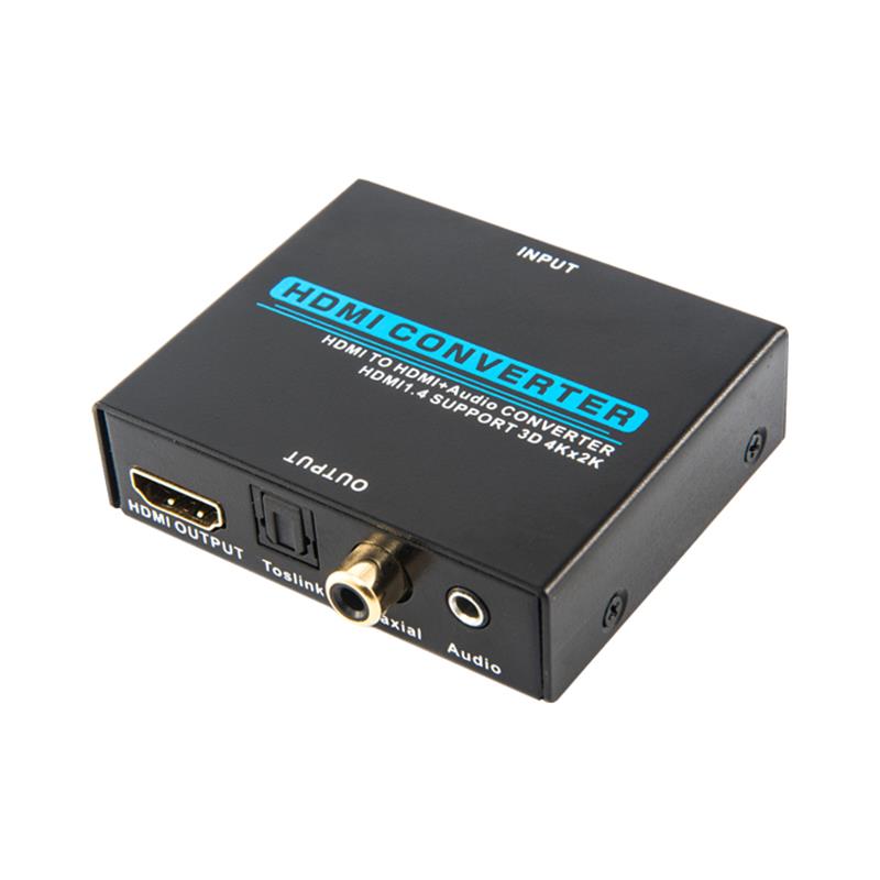 V1.4 HDMI Audio Extractor HDMI na HDMI + Audio Converter Podporuje 3D Ultra HD 4Kx2K @ 30 Hz