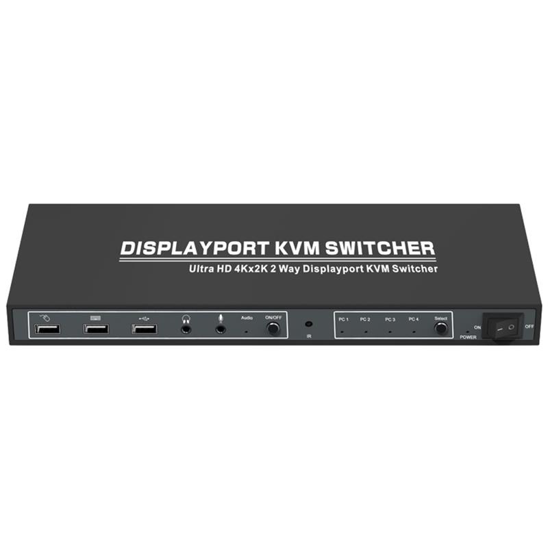 1.2 Přepínač Displayport KVM 4x1 podporuje 3D Ultra HD 4Kx2K @ 60 Hz