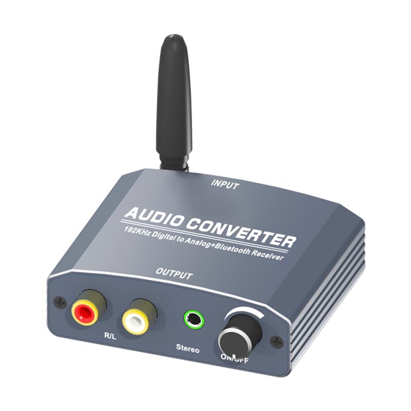 Převodník digitálního na analogový audio s podporou Bluetooth přijímače 192 kHz