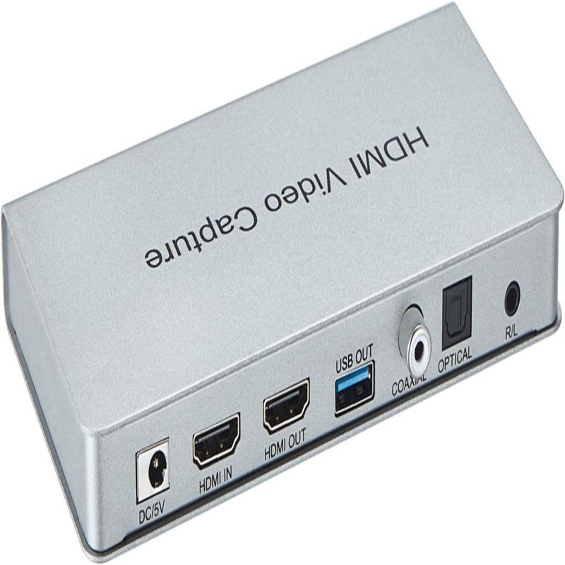 USB 3.0 HDMI Video Capture s HDMI Loopout, koaxiální, optický zvuk